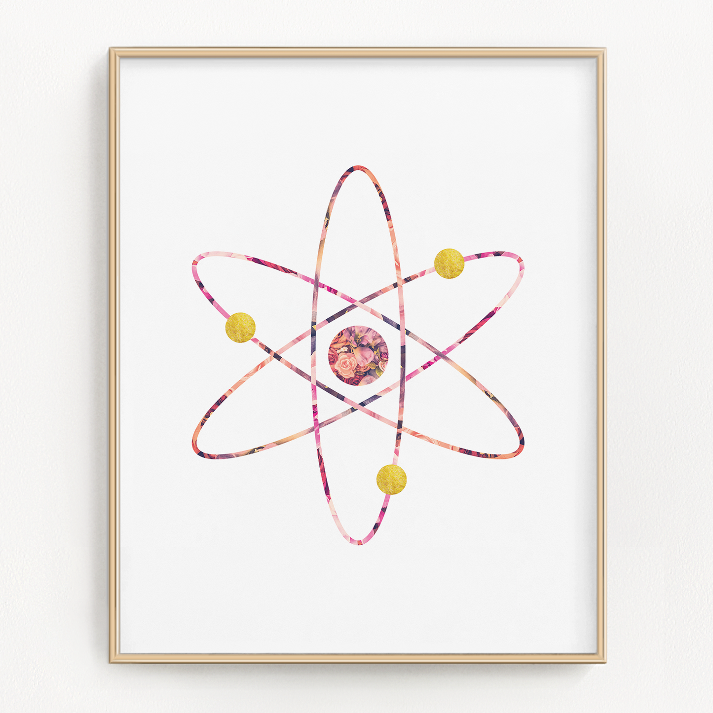 Floral Science Art Prints (Set of 4)