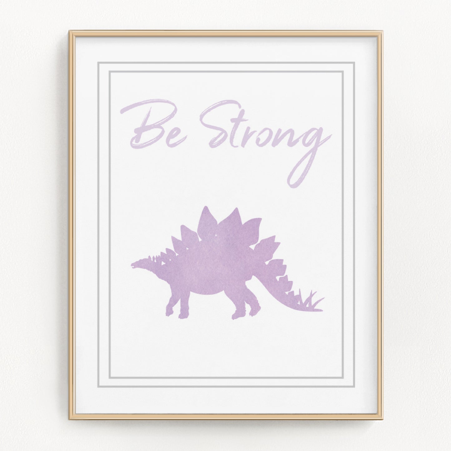 Watercolor Dinosaur Art Prints (Set of 4)