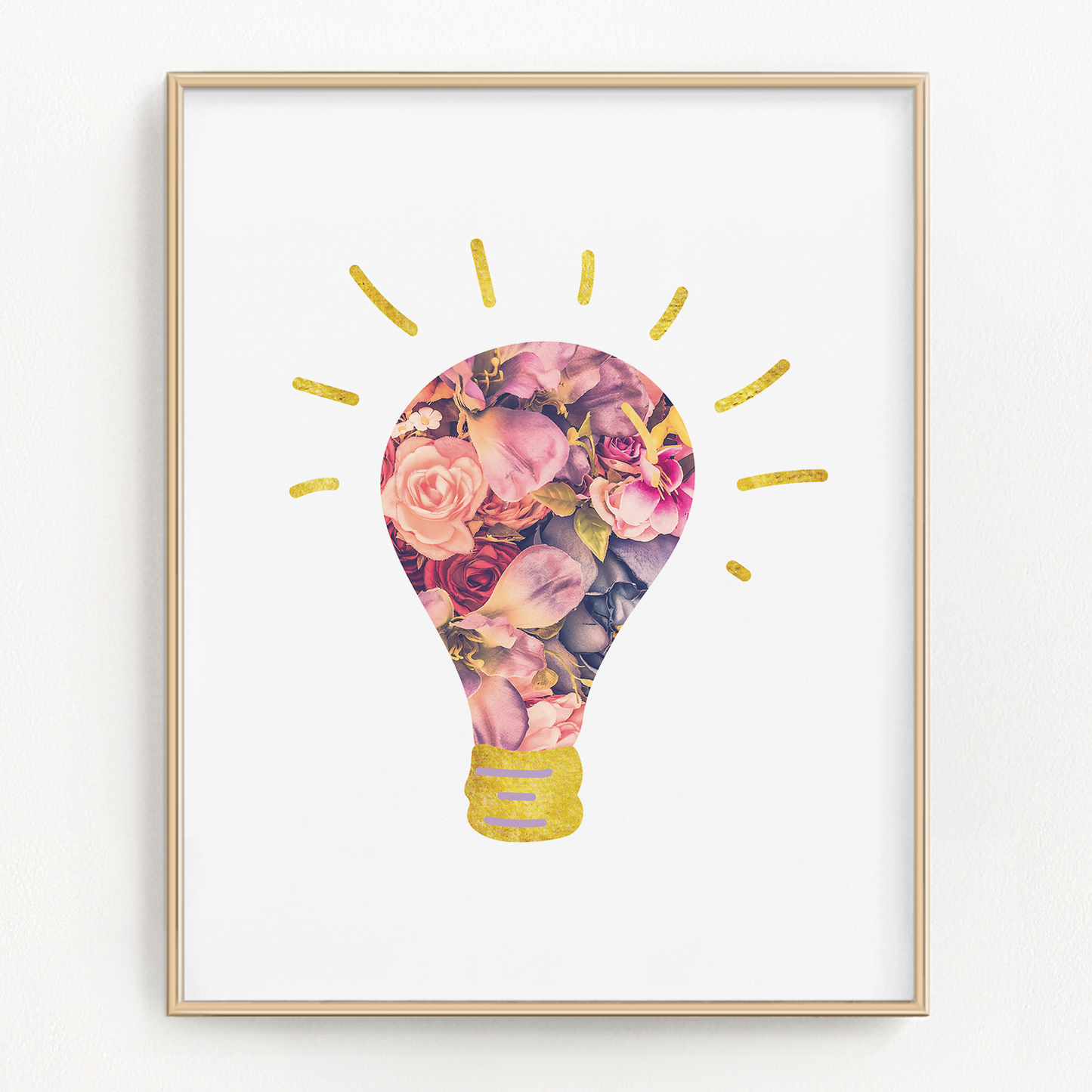 Floral Science Art Prints (Set of 4)