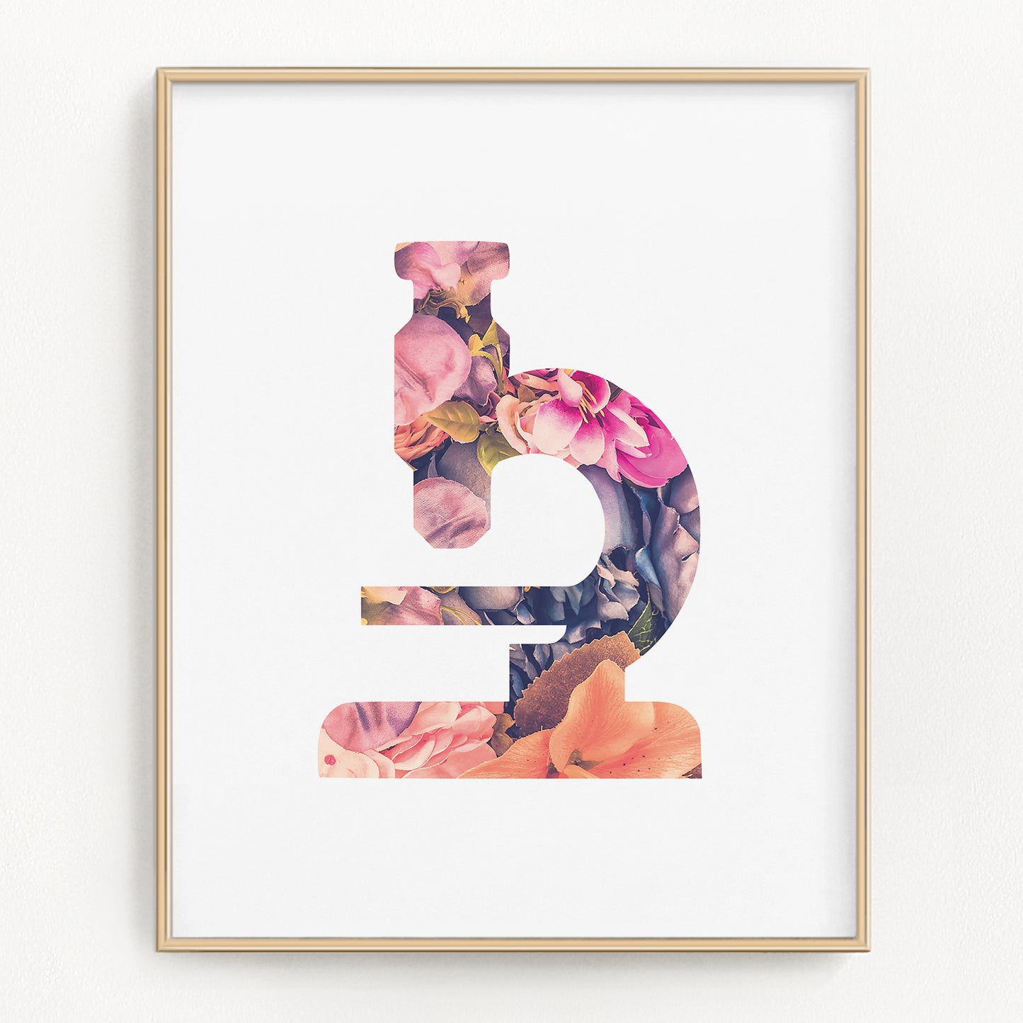 Floral Science Art Prints (Set of 4)