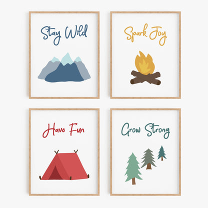 Great Outdoors Art Prints (Set of 4)