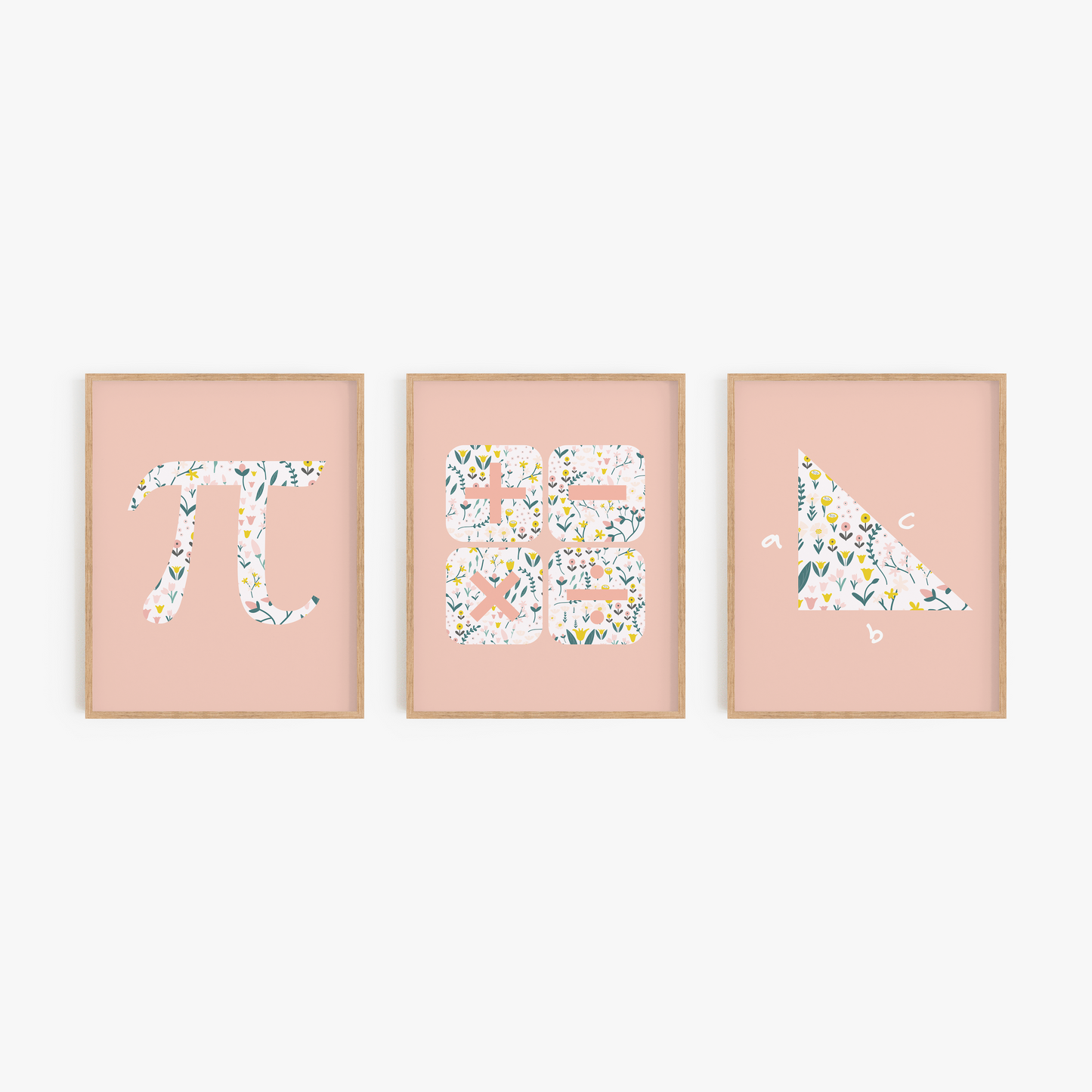 Math Foundations Art Prints (Set of 3)