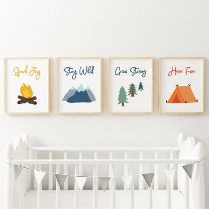 Great Outdoors Art Prints (Set of 4)