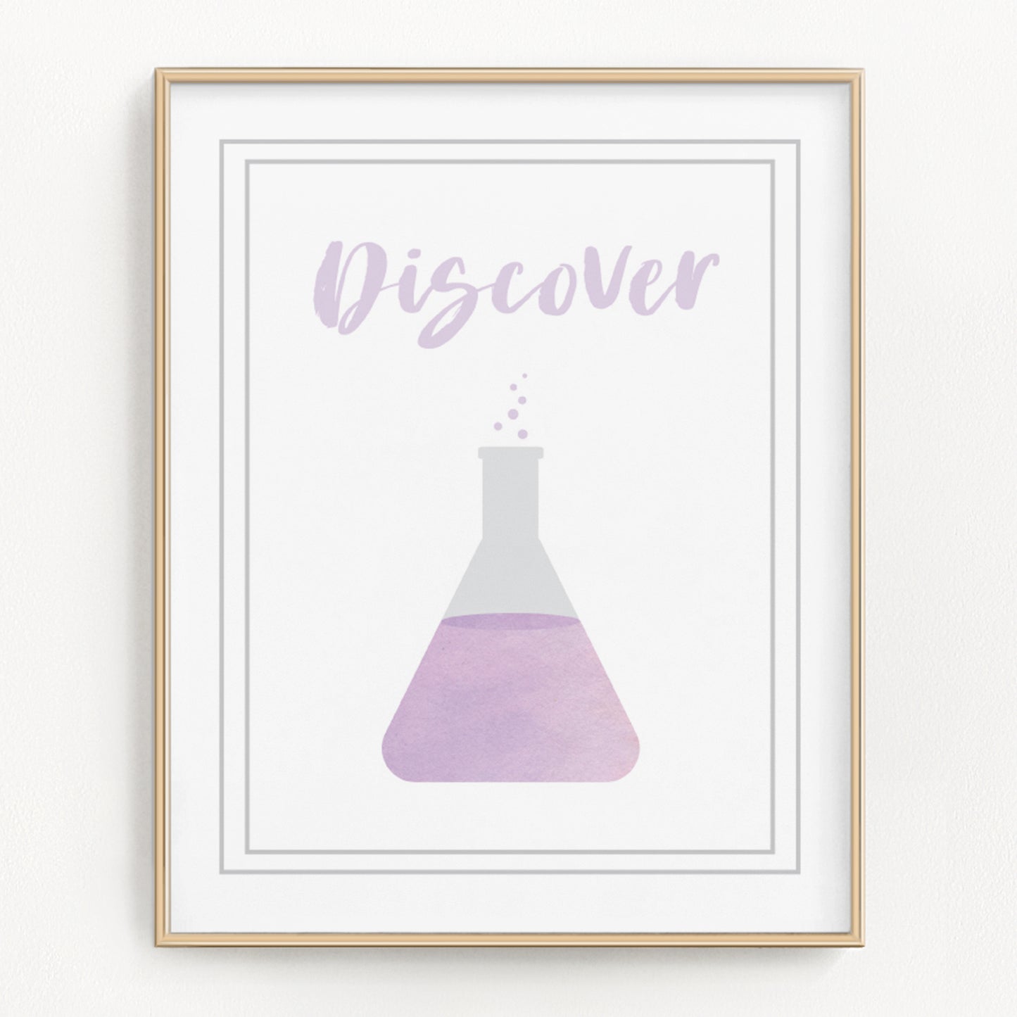 Watercolor Science Art Prints (Set of 4)