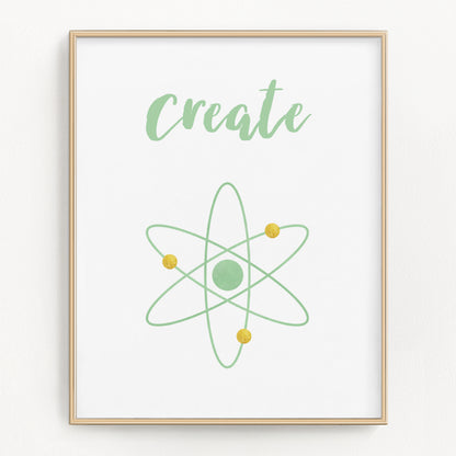 Rainbow Science Art Prints (Set of 4)