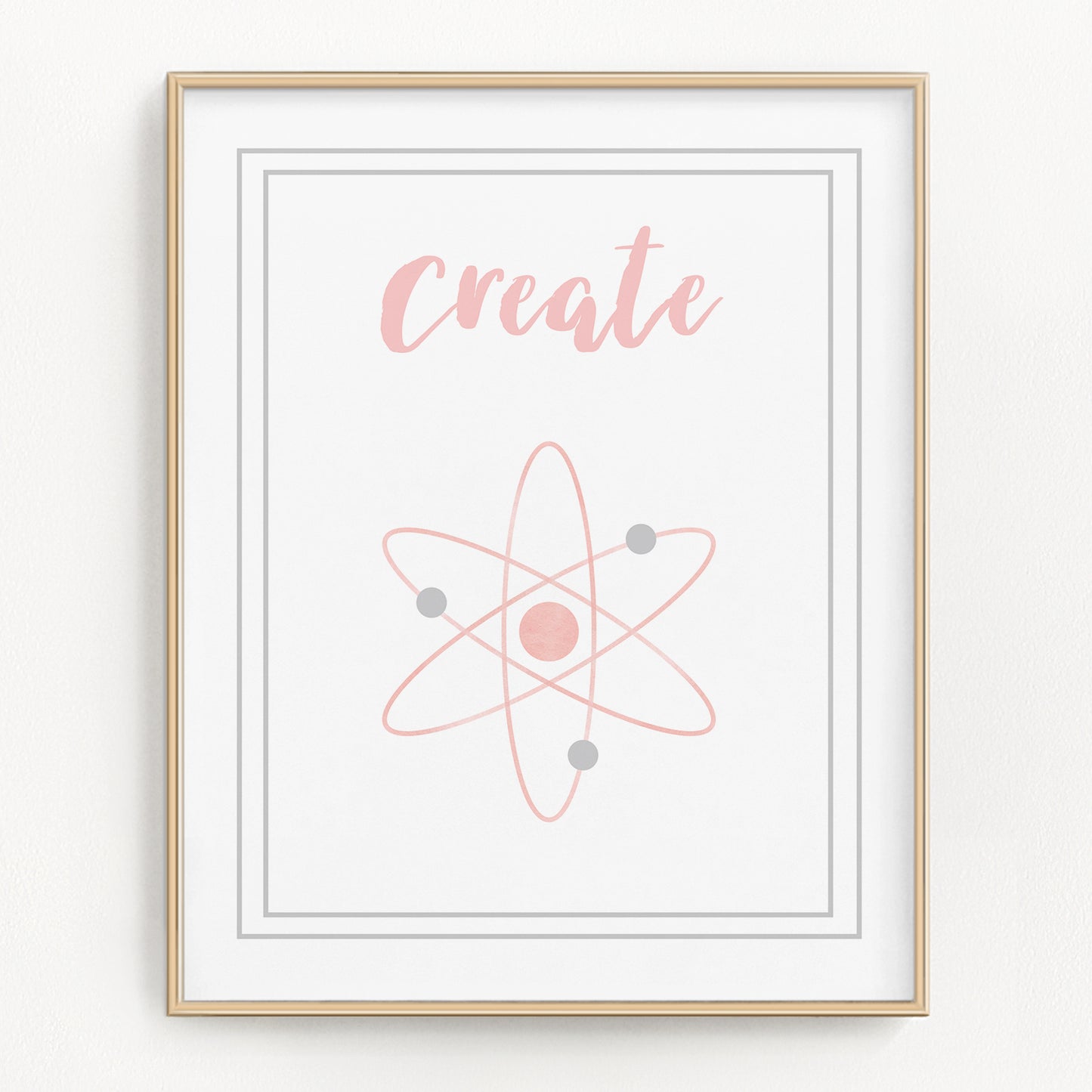 Watercolor Science Art Prints (Set of 4)