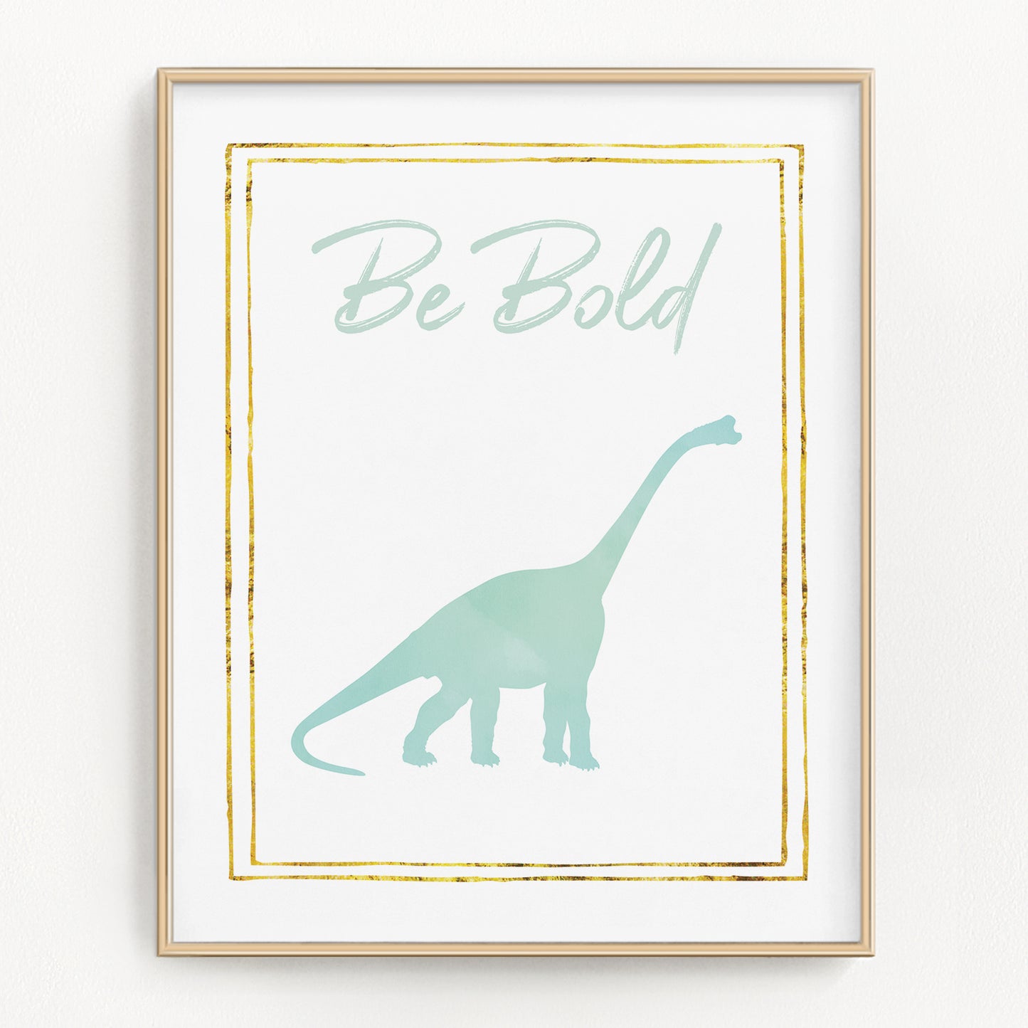 Watercolor Dinosaur Art Prints (Set of 4)