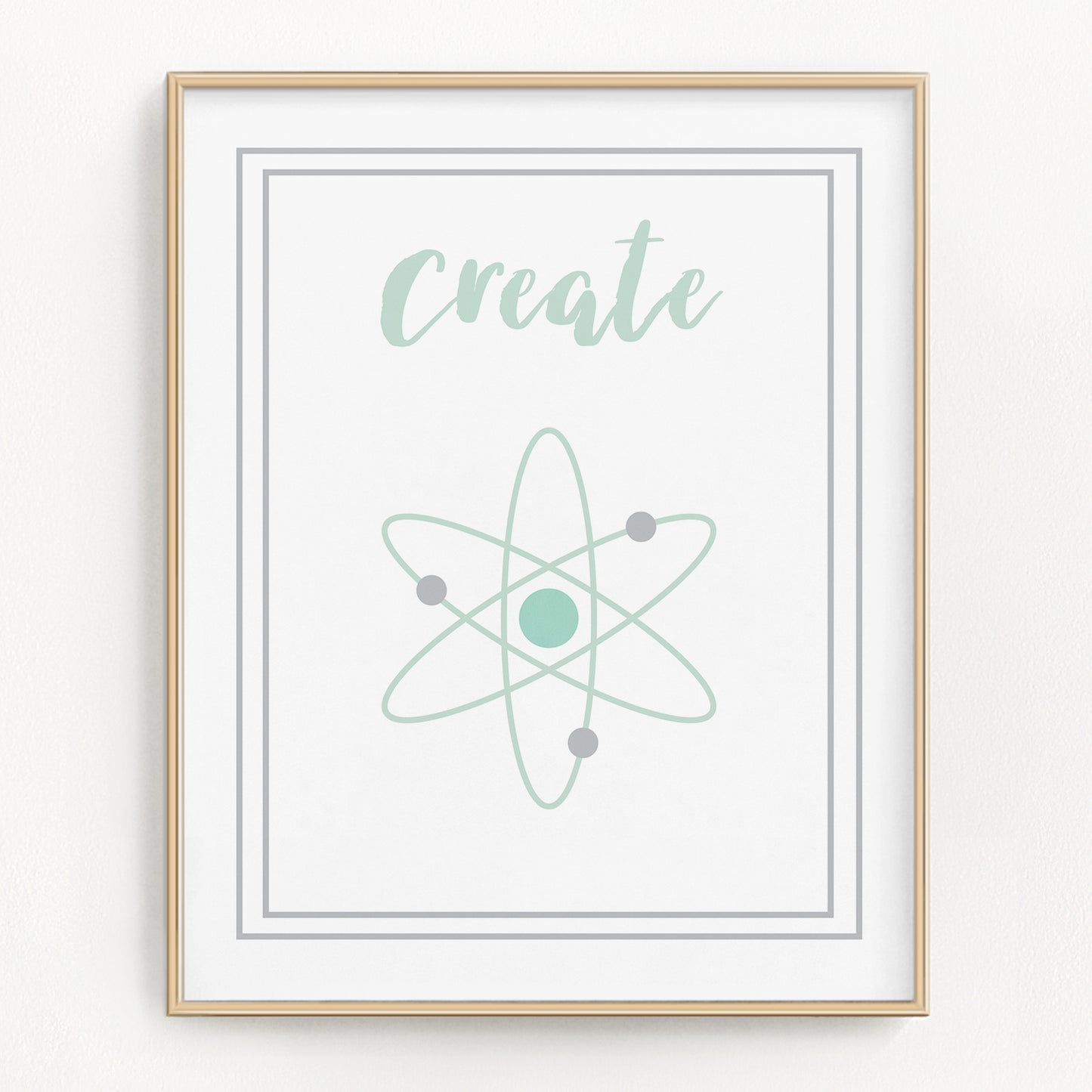 Watercolor Science Art Prints (Set of 4)