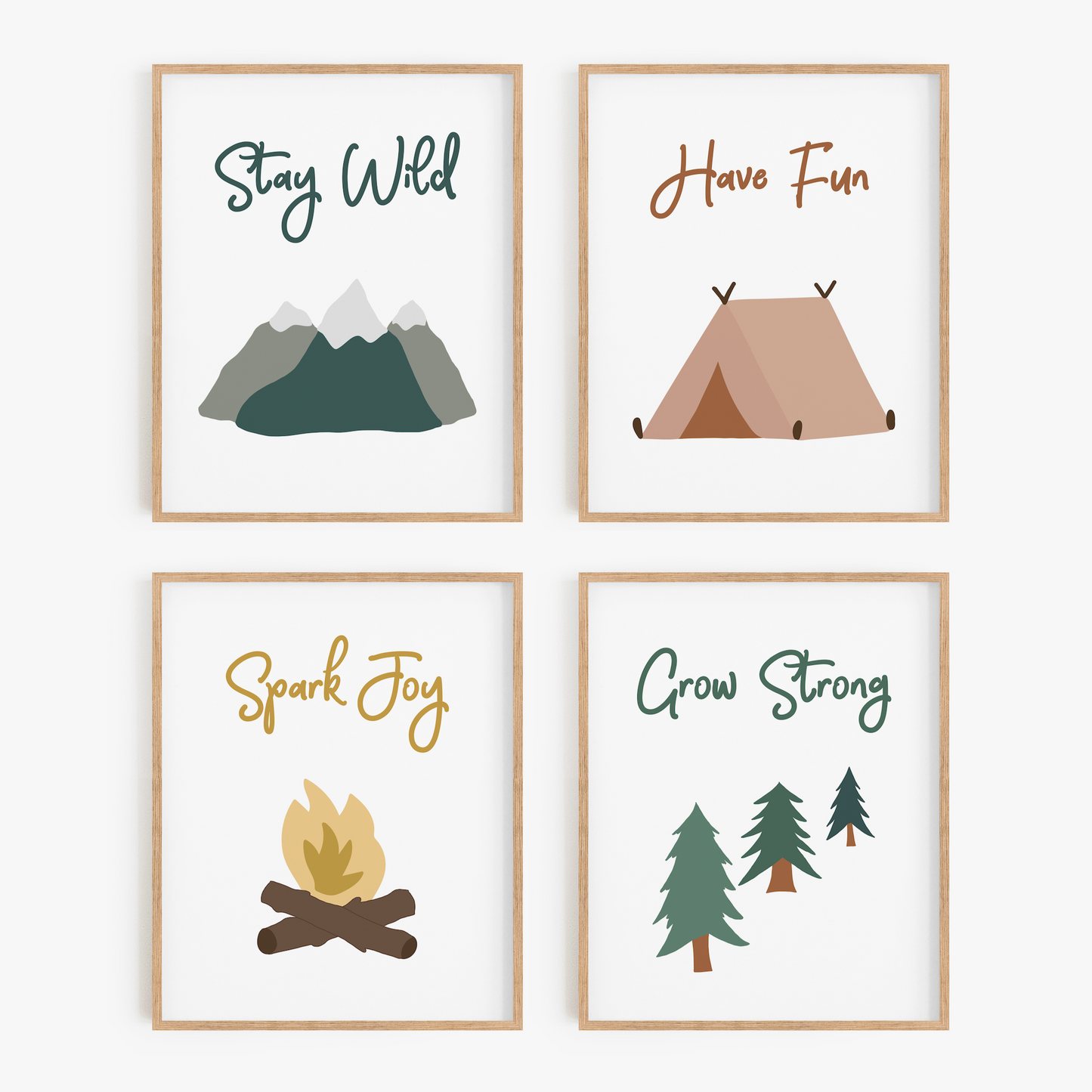 Natural Wonders Art Prints (Set of 4)