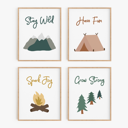 Natural Wonders Art Prints (Set of 4)