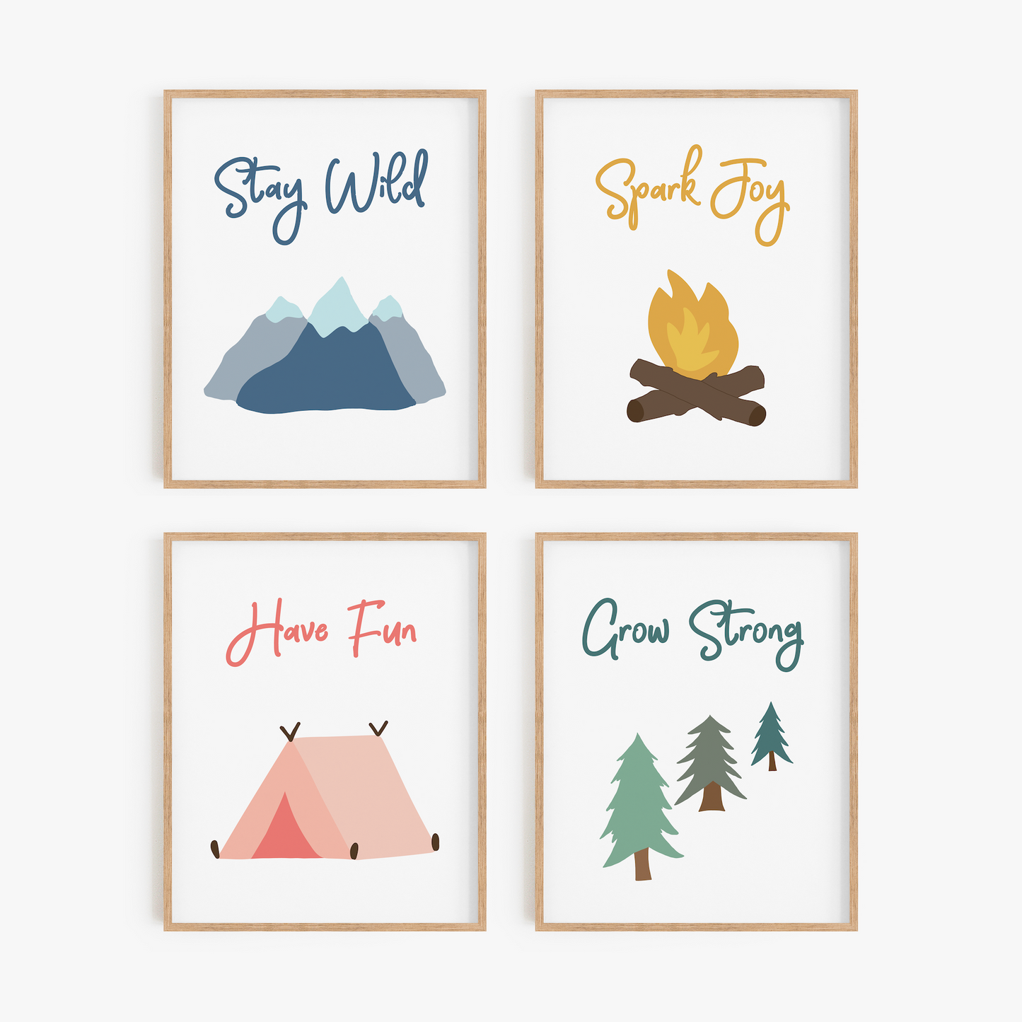 Great Outdoors Art Prints (Set of 4)