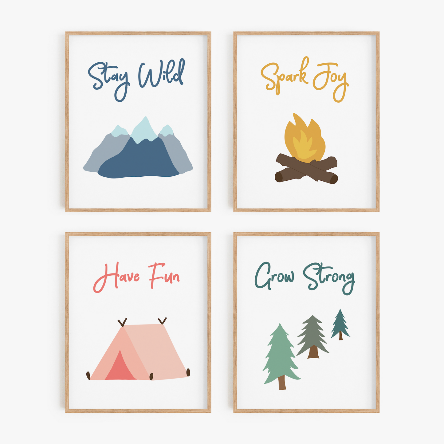 Great Outdoors Art Prints (Set of 4)